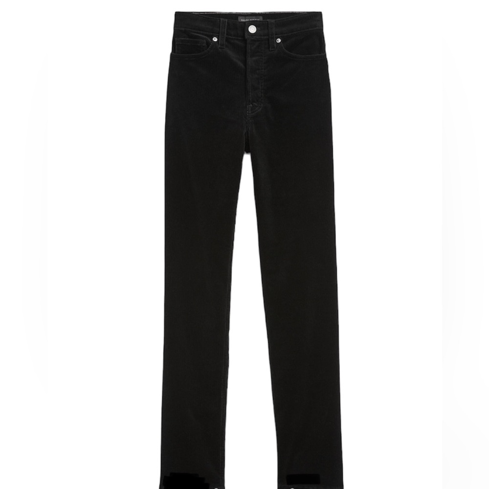 [Banana Republic] NWOT Straight Black Corduroy Pants